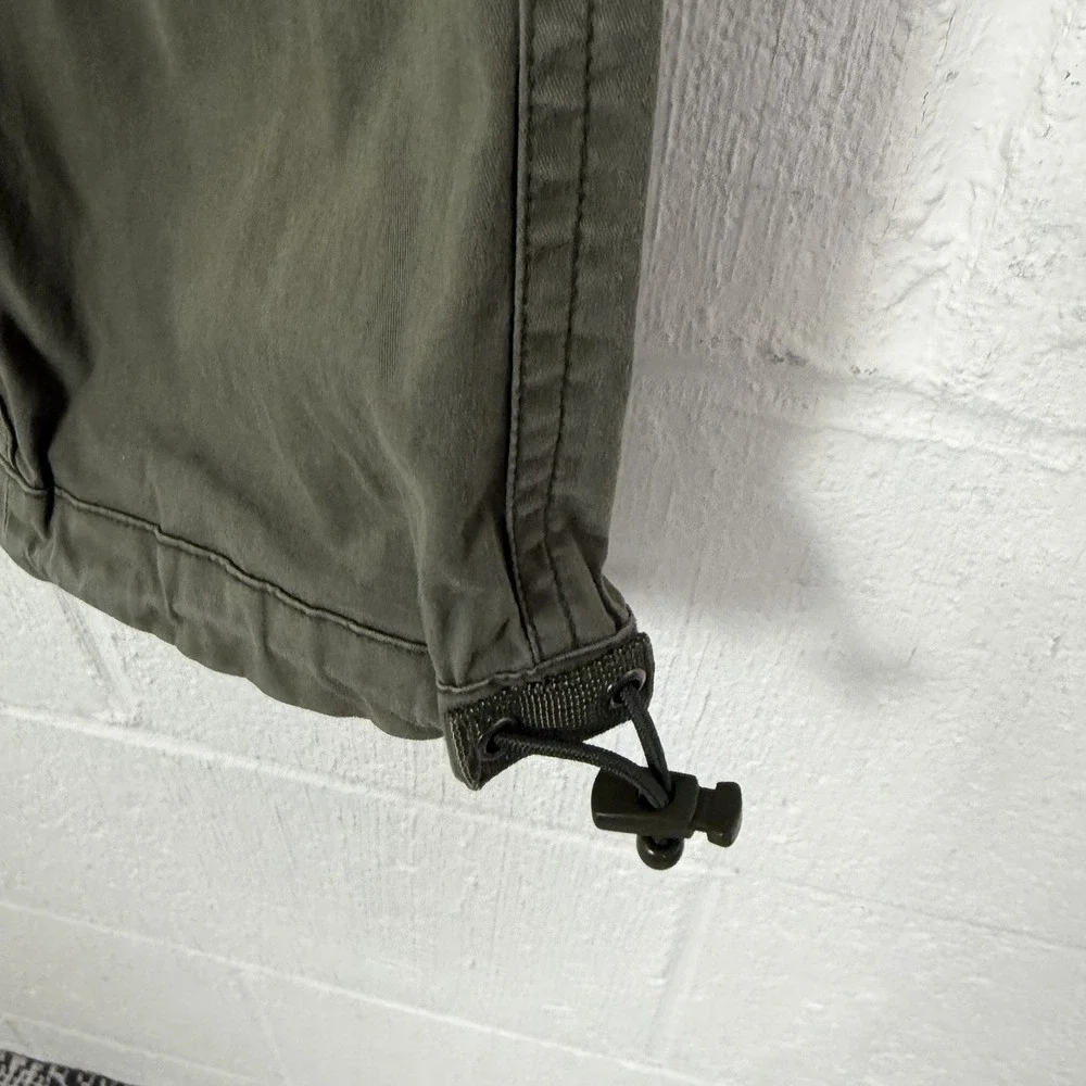 Abercrombie‎ Fitch Cargo Pants Paratrooper Green Slim Straight Utility 30X32